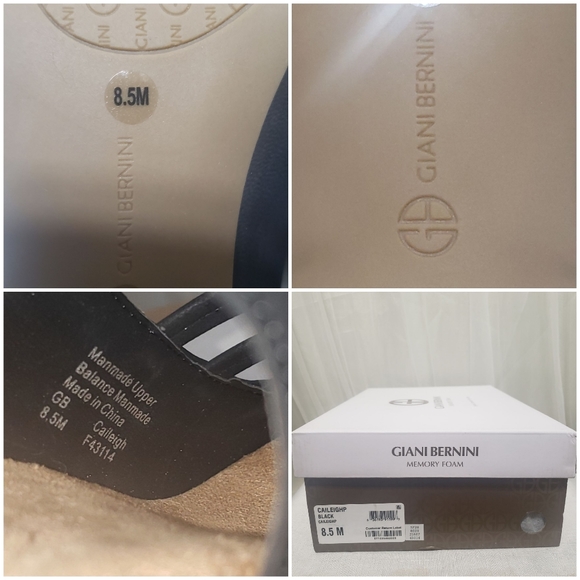 NIB Giani Bernini Sz 8.5M Caileigh in Black - Picture 15 of 16